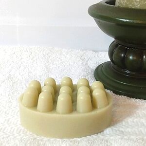 HANDCRAFTED BATH SOAP Avocado & Cucumber Massage Bar - Handmade Soap   4oz. NWT